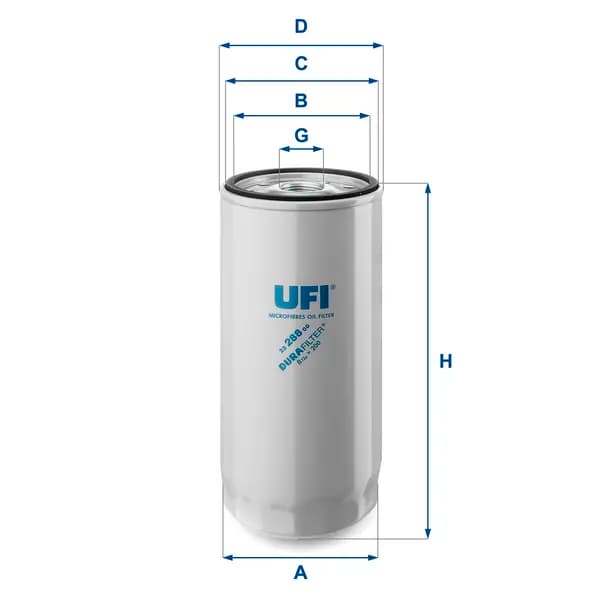 UFI 23.288.00 Oil Filter Oil Spin-On