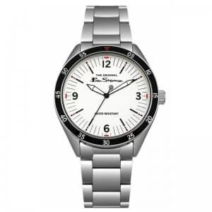 Ben Sherman Watch with Round Silver Case