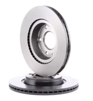 PAIR PAINTED BREMBO BRAKE DISCS 09.7196.11