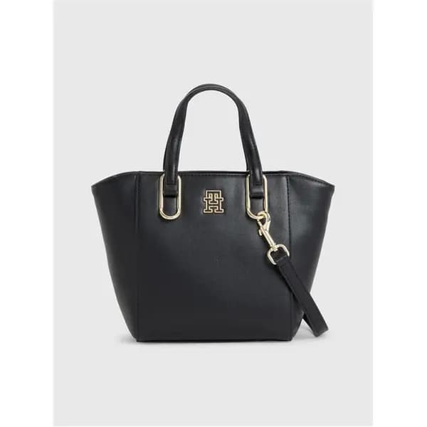 Tommy Hilfiger Th Timeless Med Tote - Black One Size