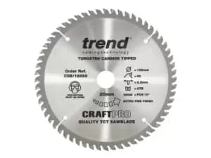 Trend CSB/16560 Craft saw blade 165mm x 60 teeth x 20mm
