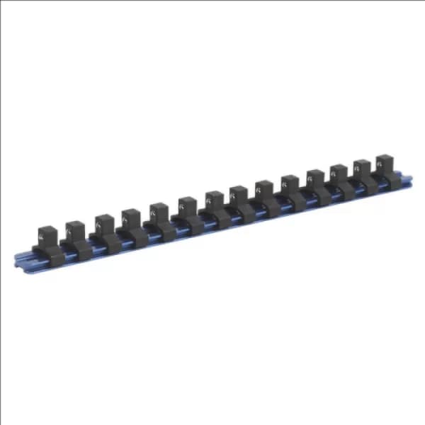 Sealey 3/8" Drive Aluminium Socket Retaining Rail 14 Clips 3/8"