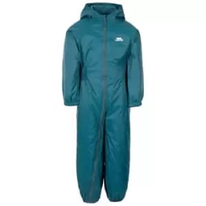 Trespass Babies Button Rain Suit (18-24 Months) (Teal)