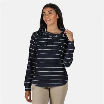 Regatta Merindah Overhead Hoodie - Navy Stripe