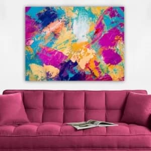 433209346_70100 Multicolor Decorative Canvas Painting