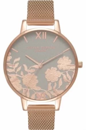 Ladies Olivia Burton Lace Detail Watch OB16MV65