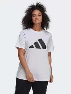adidas Sportswear Future Icons T-Shirt (plus Size), Black, Size 2X, Women