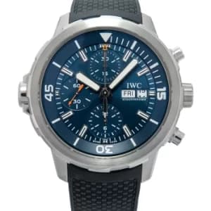 Aquatimer Chronograph Edition "Expedition Jacques-Yves Cousteau" Automatic Blue Dial Mens Watch