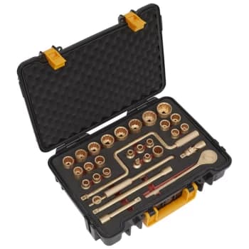 Sealey NS039 Socket Set 32pc 1/2"Sq Drive - Non-Sparking
