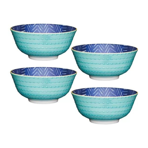 Kitchencraft Spot Emboss Bowl 15.7cm, Blue