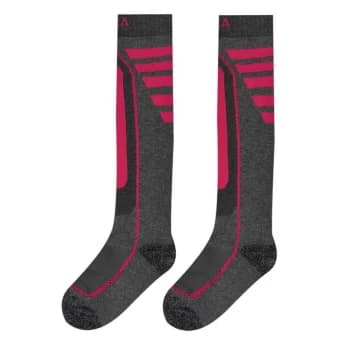 Nevica Meribel 2 Pack Socks Womens - Fuchsia/Grey