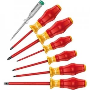 Wera 1160 i/7 VDE VDE Screwdriver set 7 Piece Slot, Phillips