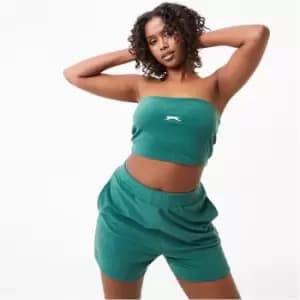 Slazenger ft. Wolfie Cindy Towelling Bandeau - Green