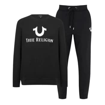 True Religion Crew Pullover Tracksuit - Blue