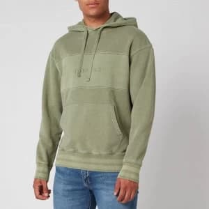 Levis Mens Relaxed Fit Novelty Hoodie - Green - S