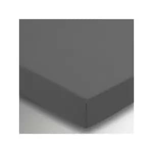 Plain Dye Fitted Sheet 36cm Deep King Size Charcoal - Helena Springfield