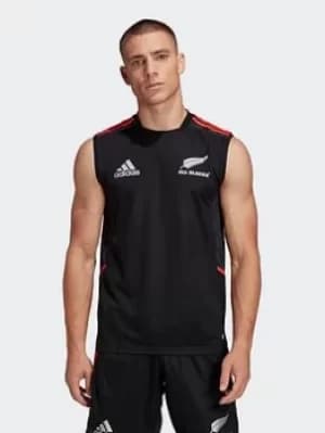 adidas All Blacks Rugby Performance Singlet, Black Size M Men