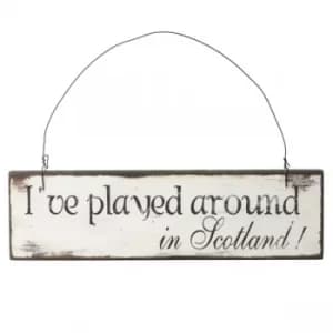 Golf Wooden Sign by Heaven Sends