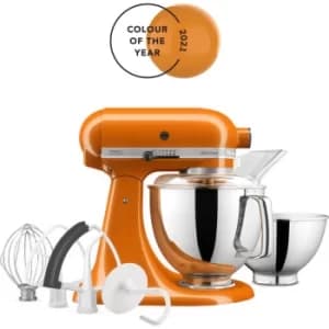 KitchenAid 5KSM175PSBHY 4.8 Litre Artisan Tilt-Head Mixer in Honey