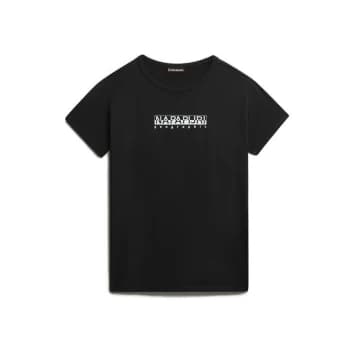 Napapijri Boys Small Box T Shirt - Black