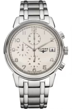 Mens Elysee Vintage Chronograph Watch 80550S