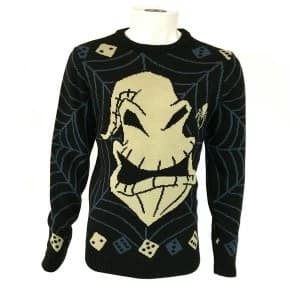 Nightmare Before Christmas - Ooogie Boogie Unisex Christmas Jumper X-Large