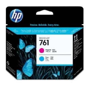 HP 761 Magenta and Cyan Printhead