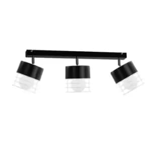 Mao Ceiling Spotlight Bar Black, 60cm, 3x E27