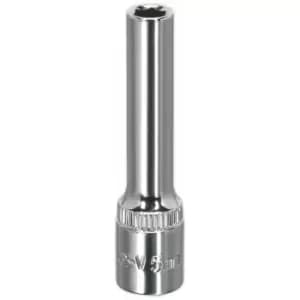 SP1405D WallDrive Socket 5mm Deep 1/4'Sq Drive Fully Polished - Sealey