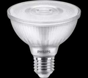 Philips Master Value LED 9.5W-75W ES E27 PAR30 R95 3000K Dimmable Bulb - Warm White - 76862100