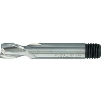 Swisstech - 3.5MM HSS-Co 8% Threaded Shank Short Series Slot Drills - Uncoated