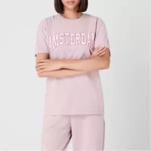 Fabric City Print Tee Womens - Pink