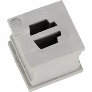 Icotek KT ASI2 Cable grommet slotted Elastomer Grey