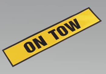 Sealey TB01T Magnetic Sign "ON TOW"