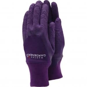 Town and Country Master Garden Ladies Aubergine Gloves M