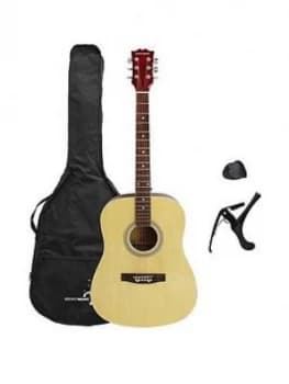 Rocket Full Size Dreadnought Acoustic Guitar - Natural