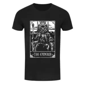 Deadly Tarot Mens The Emperor T Shirt (M) (Heather Black)