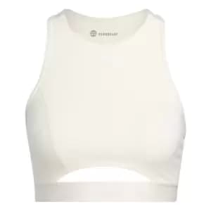 adidas Cut Out Bra Womens - White