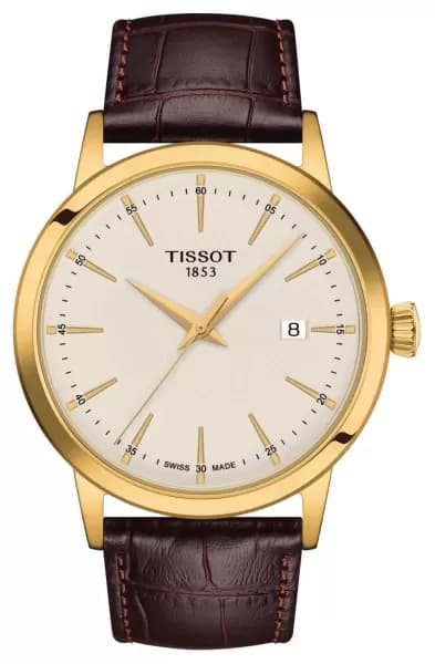 Tissot T1294103626100 Mens Classic Dream Ivory Dial Watch