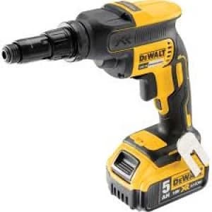 DEWALT DCF622 18v XR Cordless Brushless Dry Wall Screwdriver 2 x 5ah Li-ion Charger Case