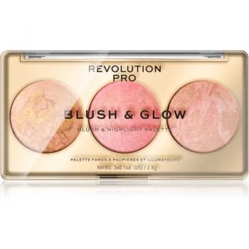 Revolution Pro Blush Glow Palette Peach Glow