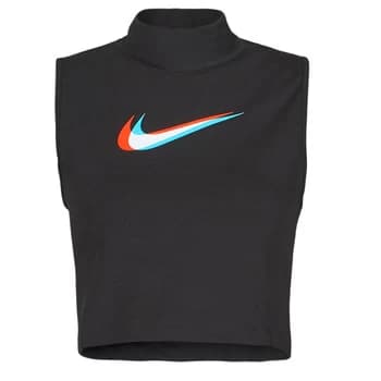 Nike W NSW TANK MOCK PRNT womens Vest top in Black - Sizes S,M,L,XS