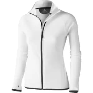 Elevate Womens/Ladies Brossard Micro Fleece (L) (White)