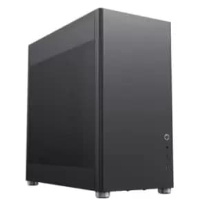 GameMax Meshbox Black Gaming Case ATX Mesh Panels Modular Design Vertical Airflow Design No Fans inc. USB-C