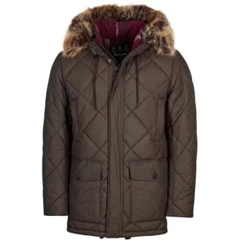 Barbour Holburn Quilt - Rustic/Red RU91