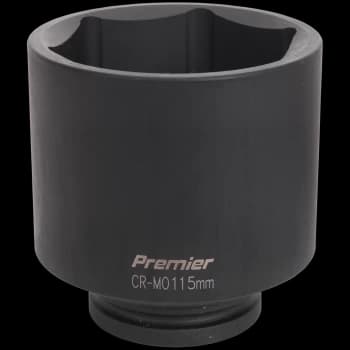 Sealey 1" Drive Deep Hexagon Impact Socket Metric 1" 115mm