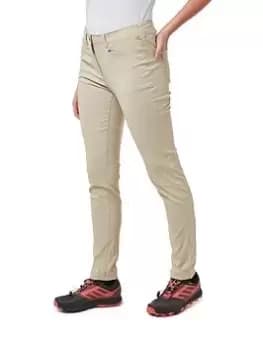 Craghoppers Adventure Walking Trousers - Sand, Size 12, Women
