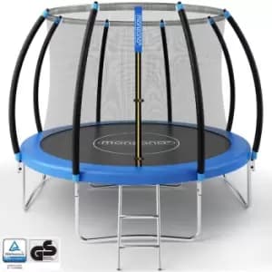 Monzana - Trampoline o 244/305cm tuv Rheinland gs Certificate Set Safety Net Inside Ladder Edge Protection Kids Children Garden Outdoor 305 cm