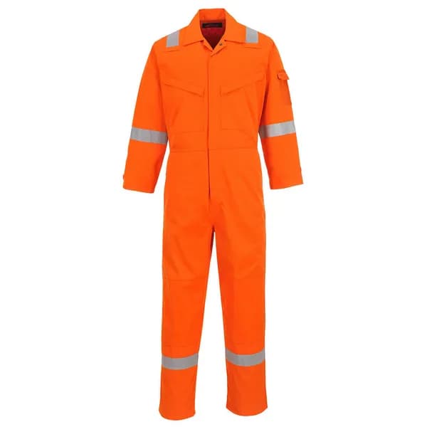 Araflame Silver Flame Resistant Coveralls AF73ORR38 Colour: Orange