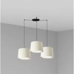 Conga Triple Cylindrical Cluster Drop Light White, E27
